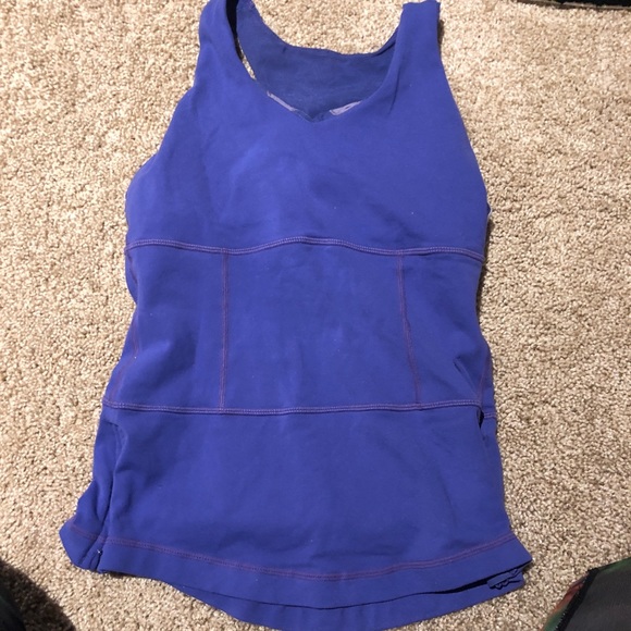 Lululemon purple tank top - Picture 2 of 4